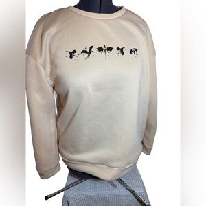 Unofficial Fourth Wing Basgiath Dragon Women’s Pullover Sweater Soft Yellow XL